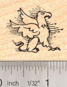 Small Griffin Rubber Stamp