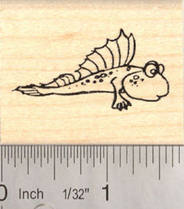 Cute Mudskipper Rubber Stamp