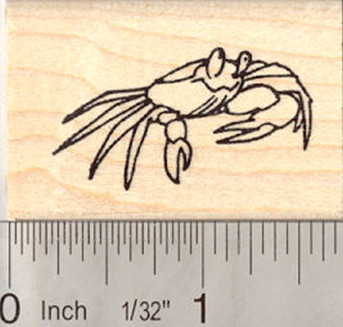 Little Crab Rubber Stamp
