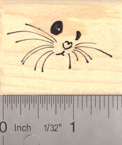 Cute Baby Animal Face Rubber Stamp