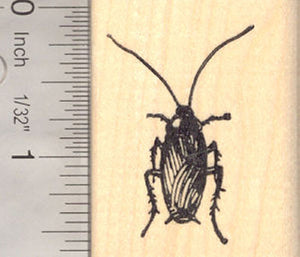 Cockroach Beetle Rubber Stamp