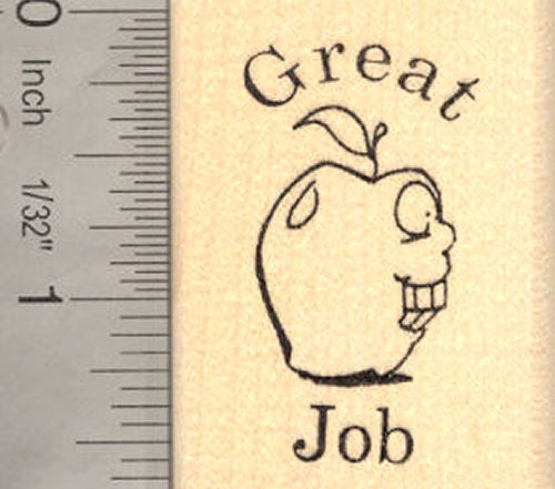 Great Job Teacher Rubber Stamp