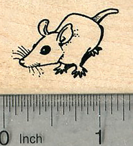 Small Rat Rubber Stamp, Mouse