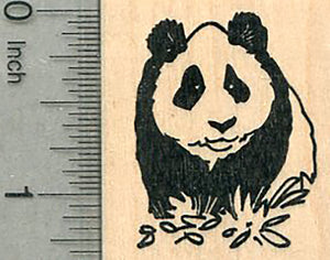 Giant Panda Rubber Stamp