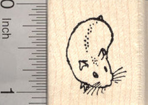 Small Hamster Rubber Stamp