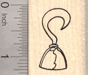 Pirate Hook Rubber Stamp