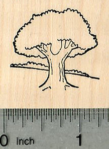 Tree Rubber Stamp