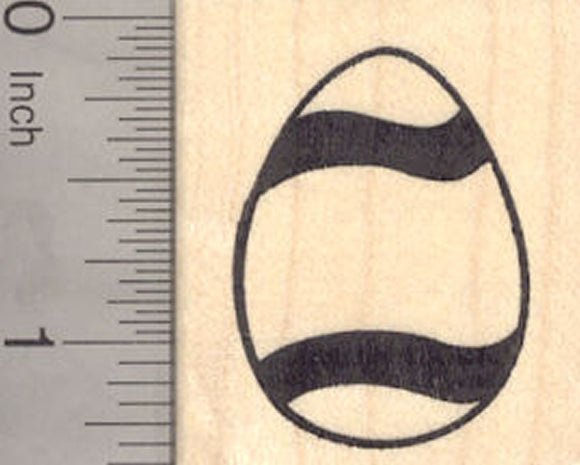 Easter Egg Rubber Stamp
