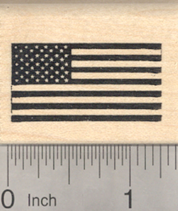 United States of America Flag Rubber Stamp