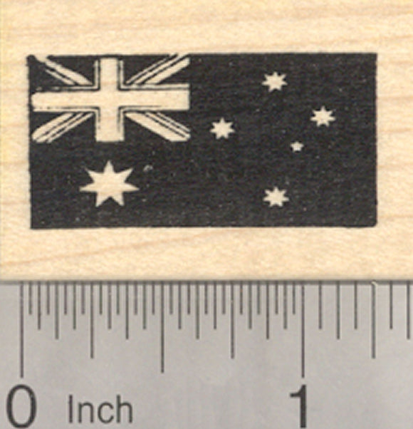 Flag of Australia Rubber Stamp, Australian Banner