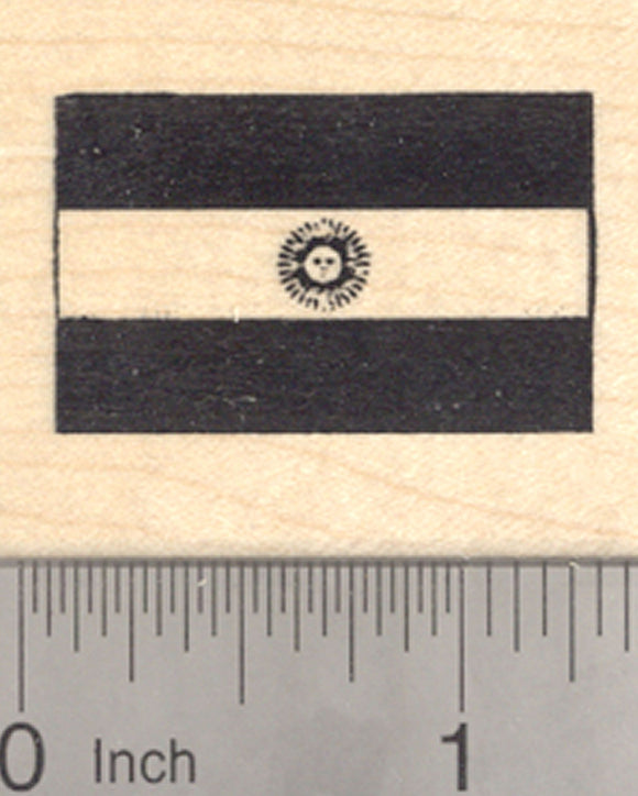Flag of Argentina Rubber Stamp, Argentine Republic, South America