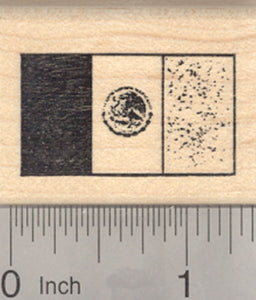 Flag of Mexico Rubber Stamp, United Mexican States