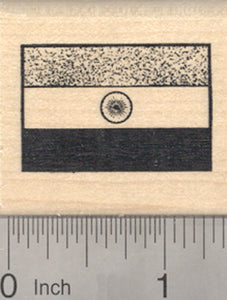 Flag of India Rubber Stamp, South Asia