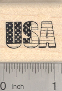 USA Rubber Stamp, United States of America Flag