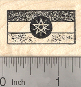 Flag of Ethiopia Rubber Stamp