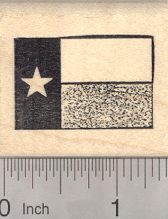 Flag of Texas Rubber Stamp, Lone Star