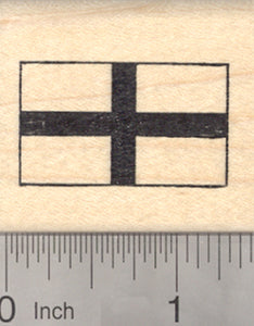 Flag of England Rubber Stamp, St George's Cross