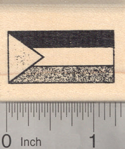 Flag of Palestine Rubber Stamp, Palestinian