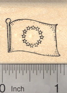 Flag of Europe Rubber Stamp