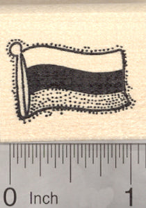 Flag of Russia Rubber Stamp, Russian Federation
