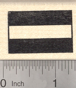 Flag of Austria Rubber Stamp, Central Europe