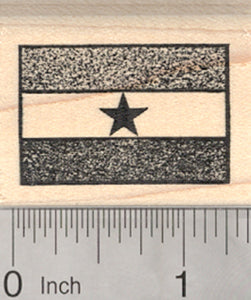 Flag of Ghana Rubber Stamp, West Africa