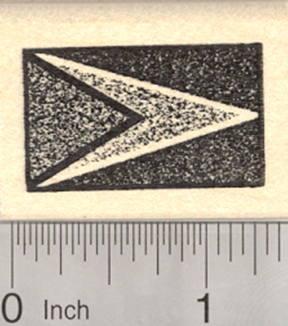 Flag of Guyana Rubber Stamp, The Golden Arrow
