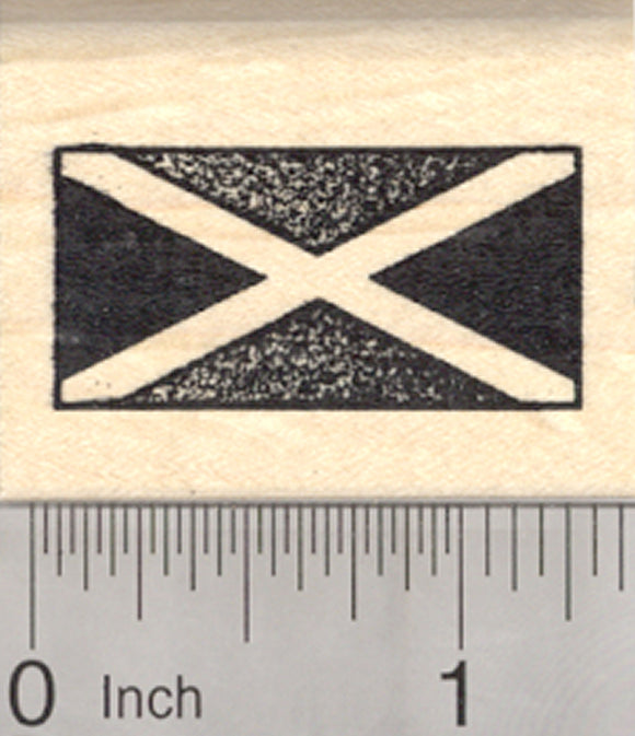 Flag of Jamaica Rubber Stamp, Saltire