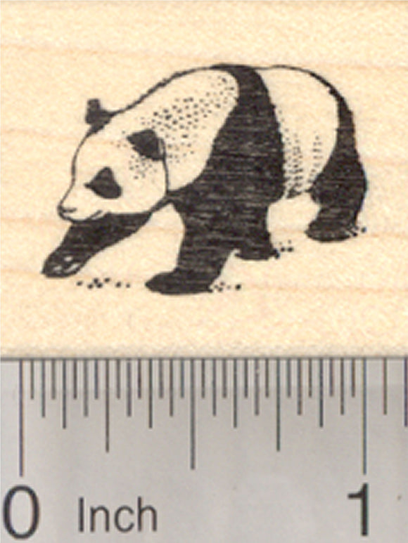 Giant Panda Rubber Stamp, Small