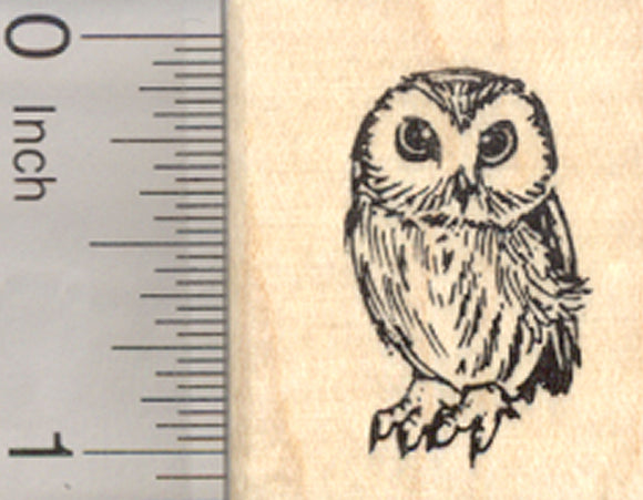 Owl Rubber Stamp, Small