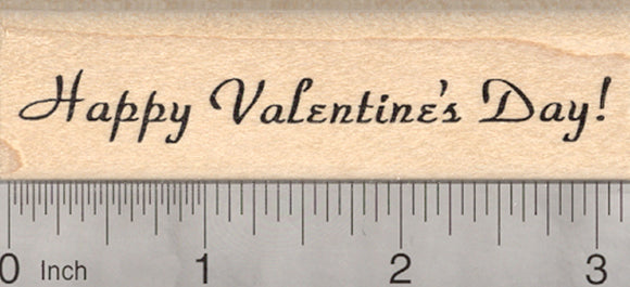 Happy Valentine's Day Rubber Stamp