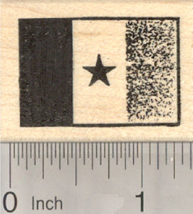 Flag of the Republic of Senegal Rubber Stamp