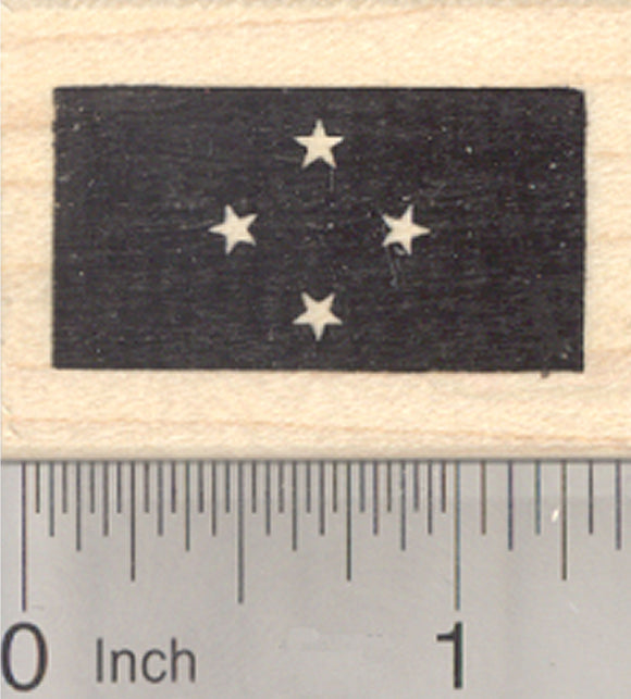 Flag of Federated States of Micronesia Rubber Stamp