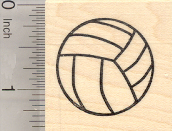 Volleyball Rubber Stamp, Sport