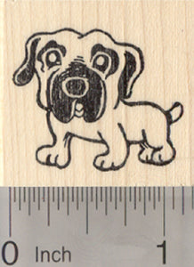 Mastiff Dog Rubber Stamp
