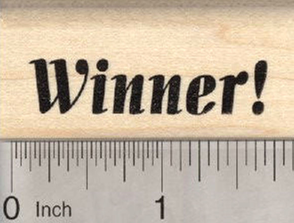 Winner Rubber Stamp