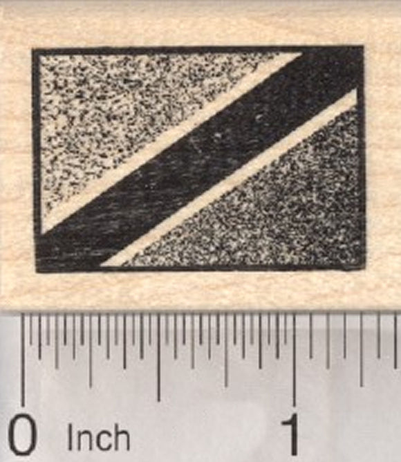 Flag of Tanzania Rubber Stamp