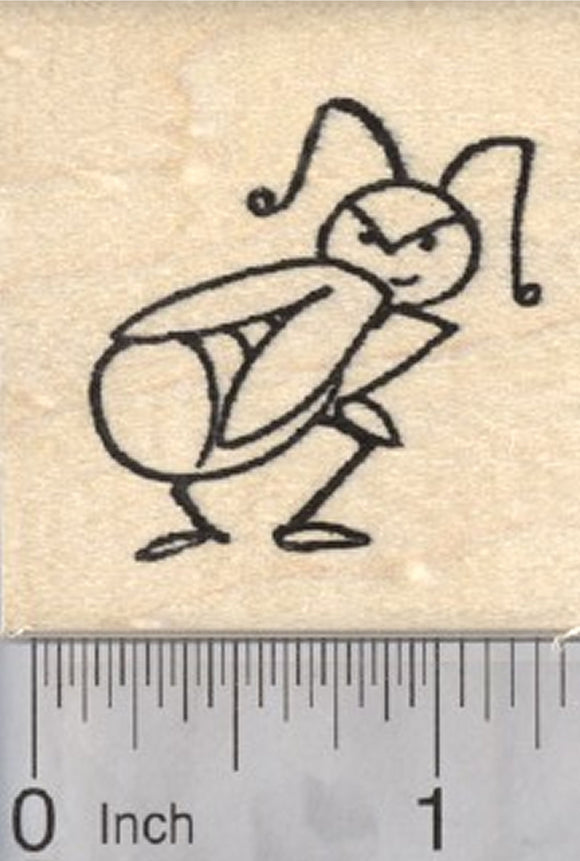 Firefly Rubber Stamp, with Attitude, Glow, Lightning Bug