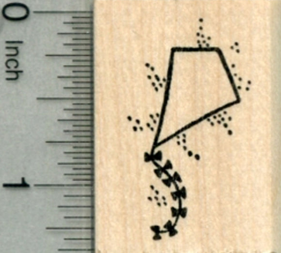 Kite Rubber Stamp, Spring Series