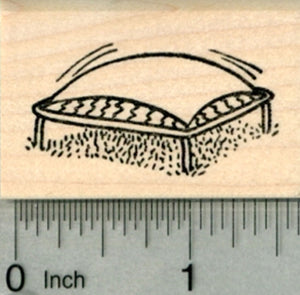 Trampoline Rubber Stamp
