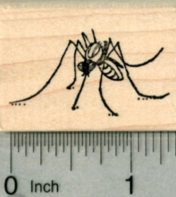 Mosquito Rubber Stamp