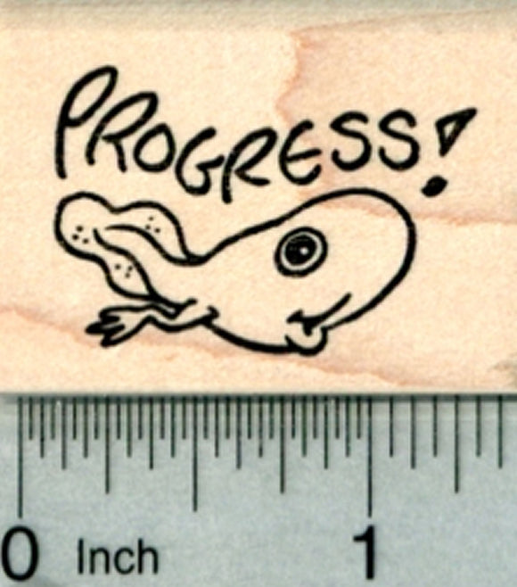 Tadpole Rubber Stamp, Teacher Series, Progress