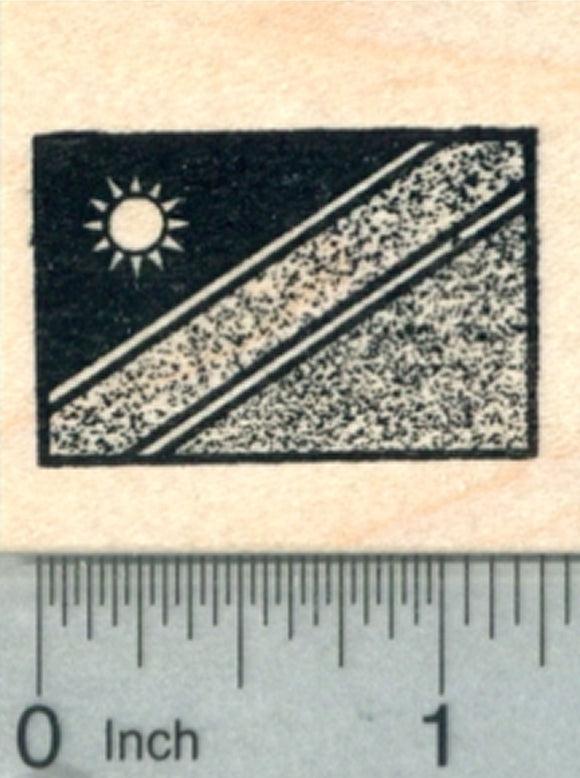 Flag of Namibia Rubber Stamp