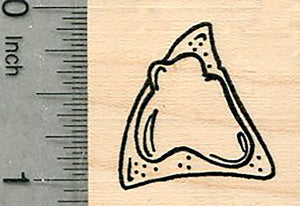 Cheesy Nacho Rubber Stamp, Party Food Series