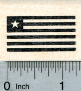 Flag of Liberia Rubber Stamp