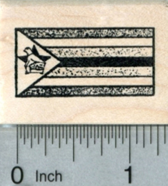 Flag of Zimbabwe Rubber Stamp