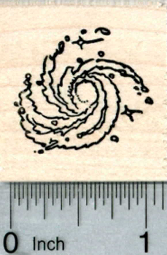 Galaxy Rubber Stamp, Milky Way, Astronomy Science Series