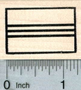 Flag of South Vietnam Rubber Stamp, Vietnamese Heritage and Freedom