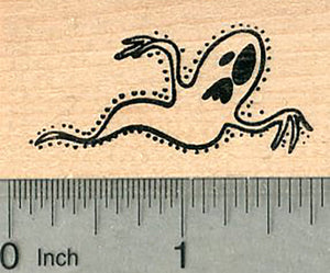 Halloween Ghost Rubber Stamp