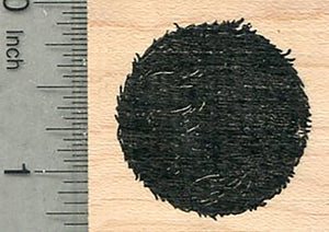 Marimo Moss Ball Rubber Stamp